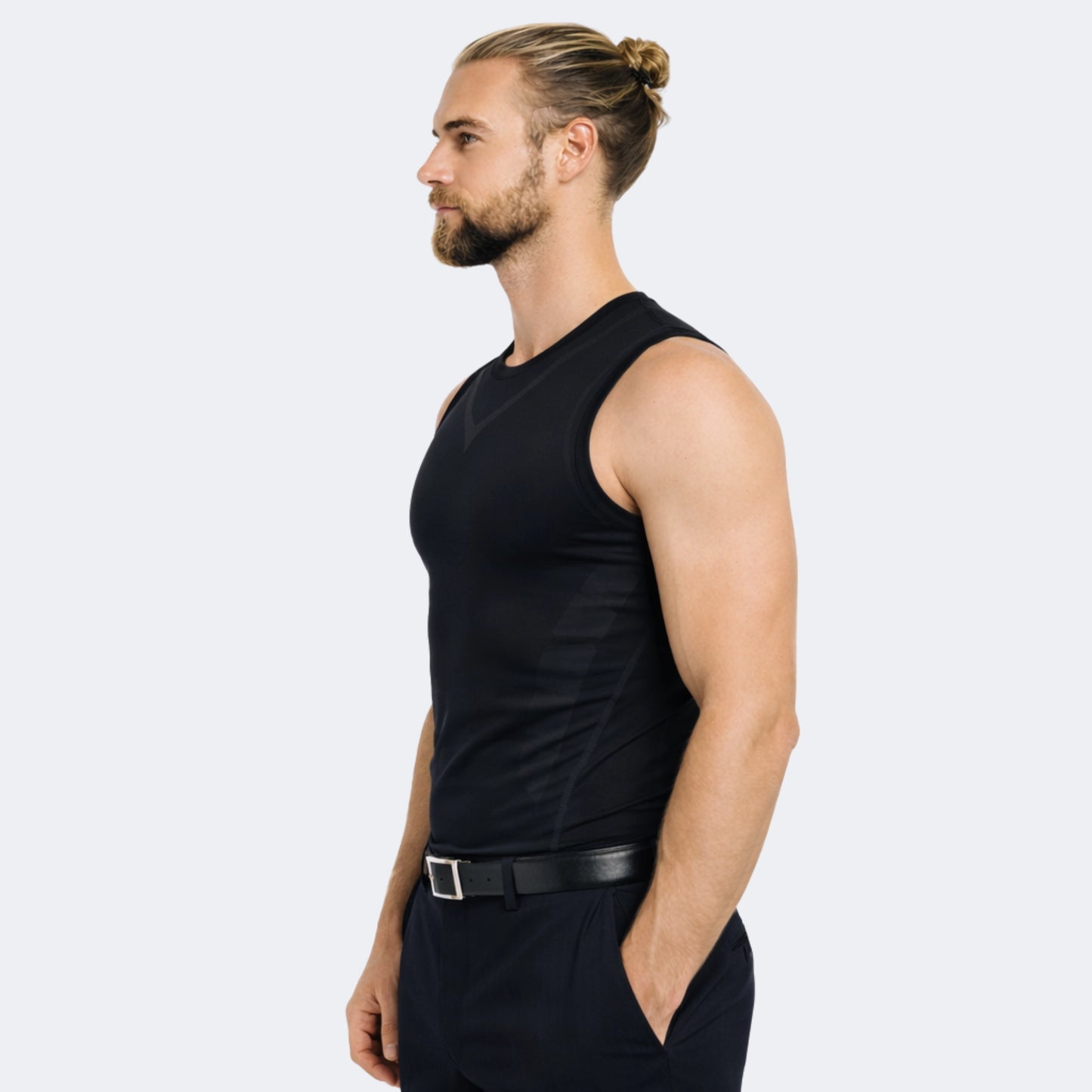 Arnvall Kompressions-Tanktop | Schwarz